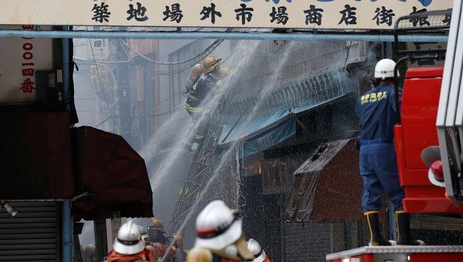 Fire at the World’s largest fish market