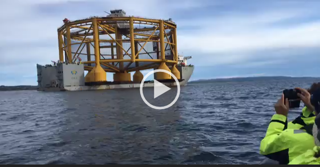 Video shows ‘Ocean Farm 1’ approaching Froya