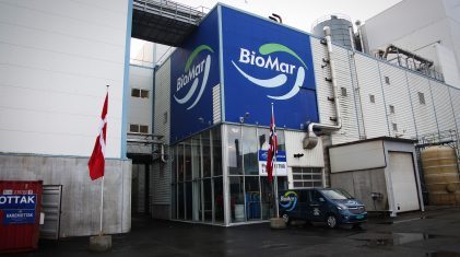 biomar fish feed name