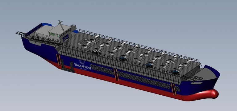 Bakkafrost orders a 75 meter long feed barge