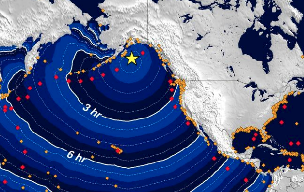 Tsunami warning issued for BC after Alaskan earthquake