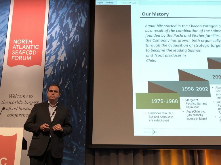 AquaChile offers self to Europe’s investors