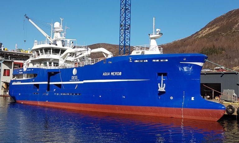 DESS Aquaculture takes delivery of new 60M harvest vessel  