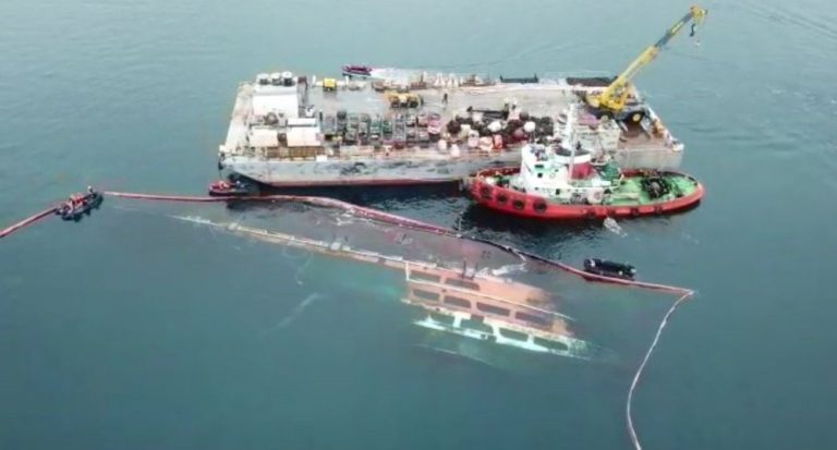 Raising of the sunken “Seikongen” delayed yet again