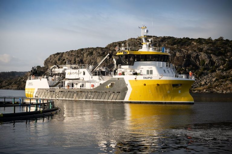 Napier on “Taupo”: “I strongly believe that this is the future of transporting salmon from pens to harvest”