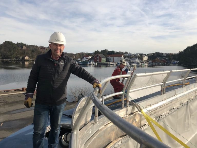Broodstock will be kept in brand new semi-closed cage at the King of the Fjords