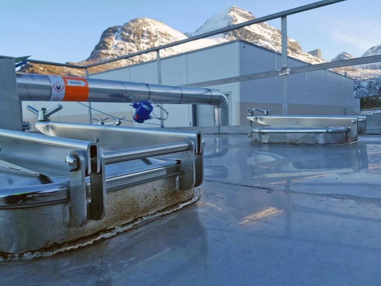 This plant will produce 500,000 kWh per year with biogas from fish sludge