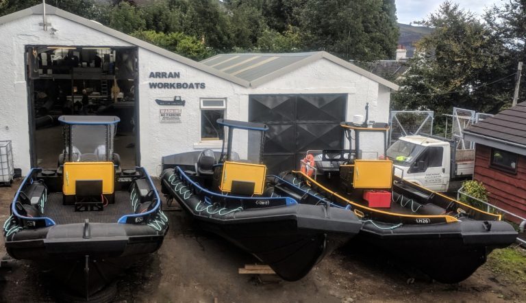 Scottish Salmon Company commissions Kiscadale Engineering/Arran Workboats to build six new work boats