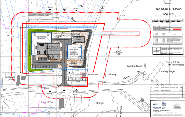 10,000m2 salmon net cleaning and repair plant planned in Shetlands