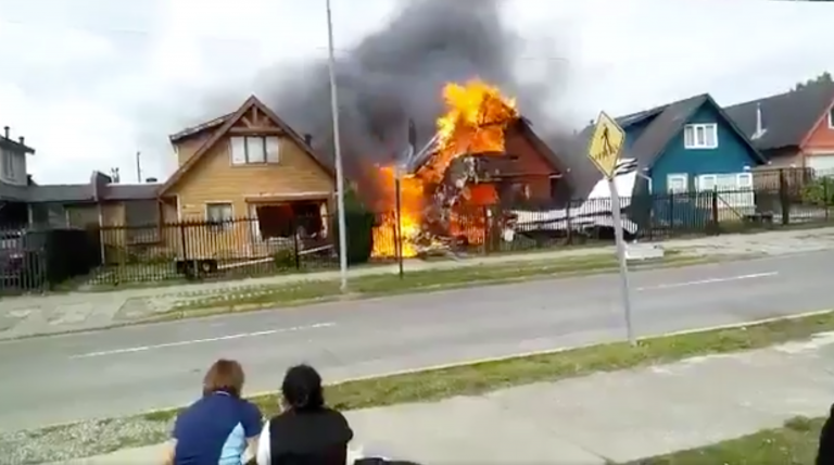 Pilot and five passengers – including four Salmones Camanchaca workers – killed after private jet crashes into house