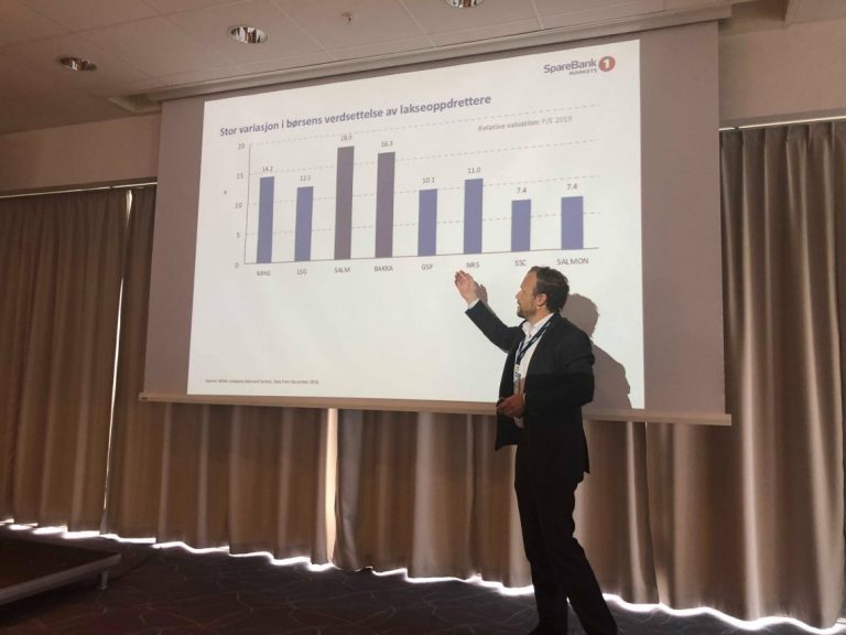 “The difference between good and poor fish health amounts to 20 percent in the market value of a company”