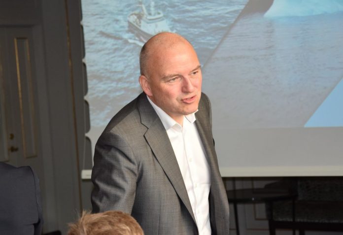Kolbjørn Giskeødegård, lakseanalytiker i Nordea Markets. FOTO- Andreas Witzøe