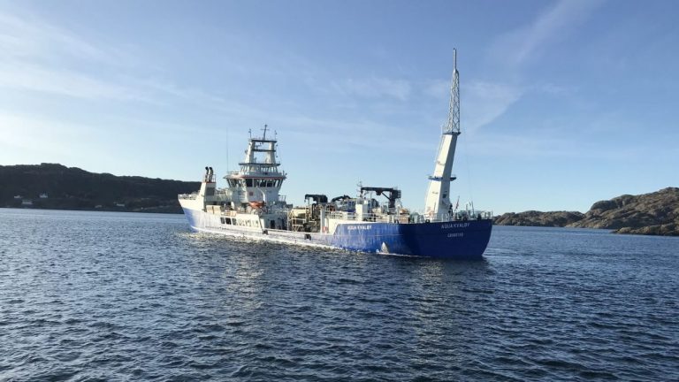 Brand new wellboat ran aground