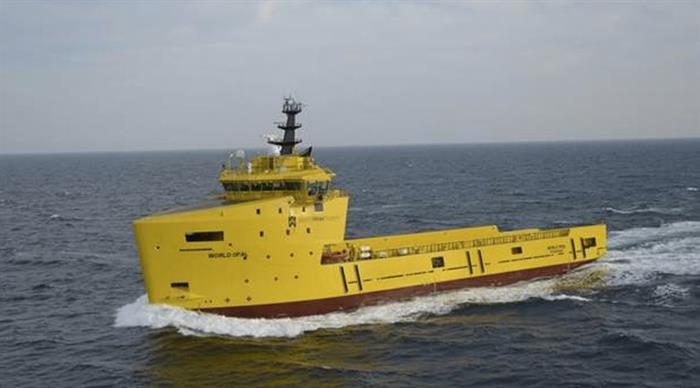 Inactive platform supply ship to be converted into feed boat