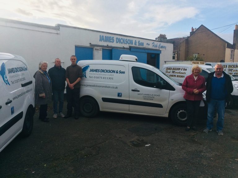 98-year-old Scottish fishmongers reveals ‘very worrying time’ they had to scale back operations – and call in dad