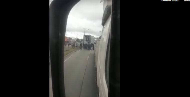 Salmon truck looted in processing plant port town