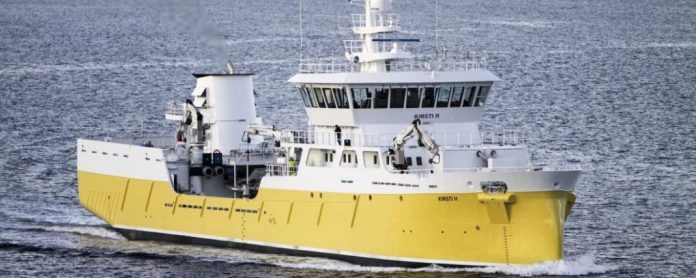 Intership's newest well boat, Kirsti H Photo: Provided