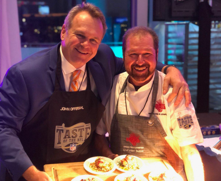 AquaChile salmon served at Super Bowl LIV