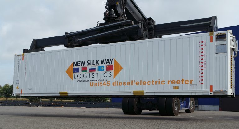 New Silk Way Logistics sends cargo of salmon on container train to China via Russia