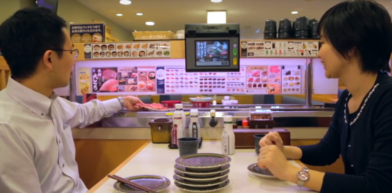 Japanese revolving sushi belts put on hold during coronavirus outbreak