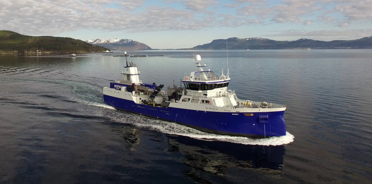 This is Cooke Aquaculture’s brand new wellboat