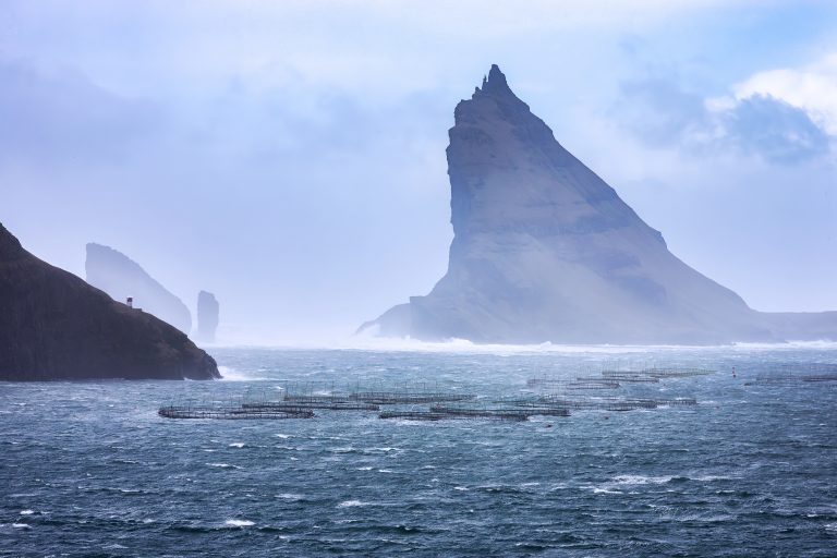 Mowi sees for itself how Vónin’s nets and moorings work on Faroese high-energy sites