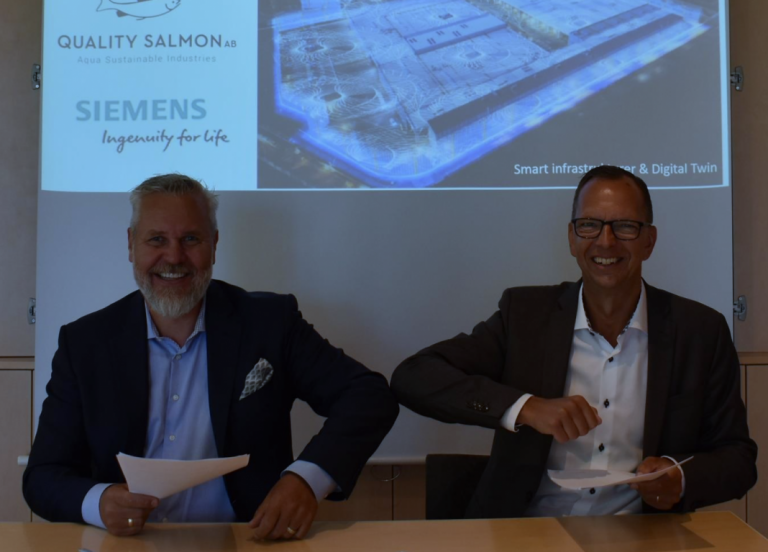 Siemens and Quality Salmon to cooperate on Europe’s largest land-based salmon farm