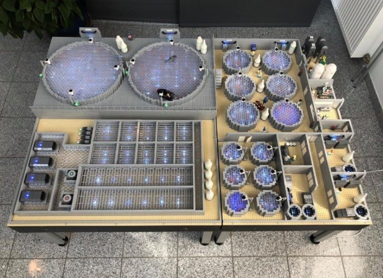 OxyGuard builds RAS fish farm from LEGO
