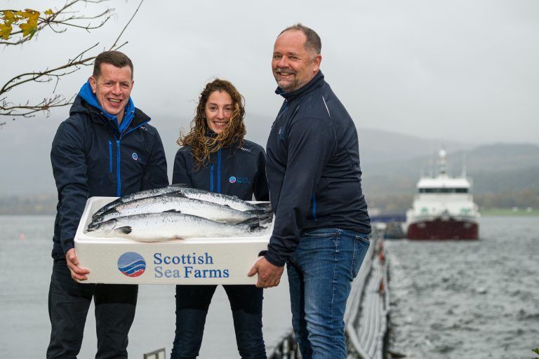 Scottish Sea Farms’ first RAS grown salmon reach market. Fish now require two months less in marine environment
