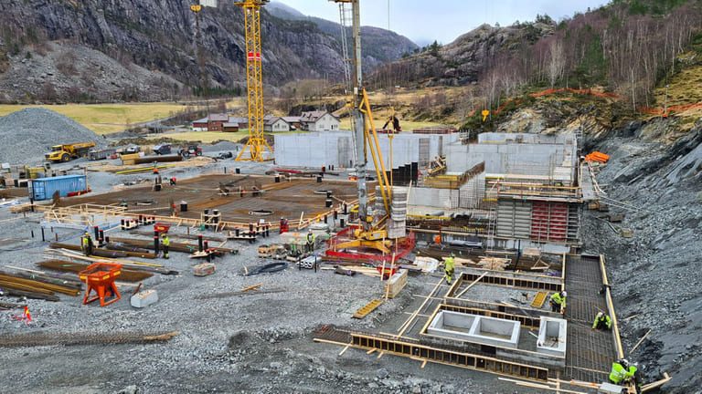 Massive smolt facility being built at former Pan Fish site