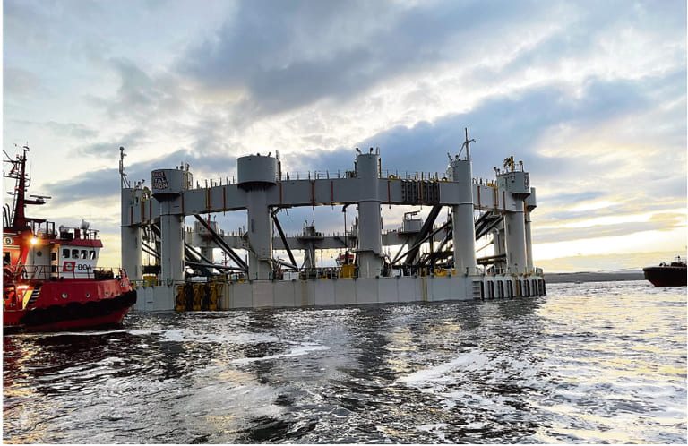NRS salmon pen with capacity for 1.2 million fish now in place