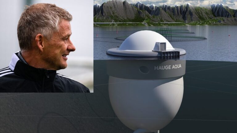 Solskjær has invested £2m in futuristic ‘egg’ shaped salmon farm company