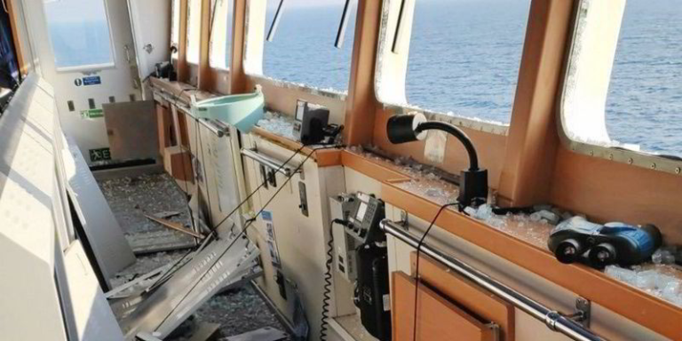 Bulk carrier chartered by Cargill hit by “bomb or grenade” in the Black Sea