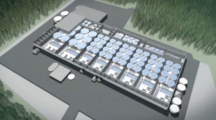 Inside view of the project of RE:OCEAN facility in Säffle, Sweden. Photo: Re:Ocean