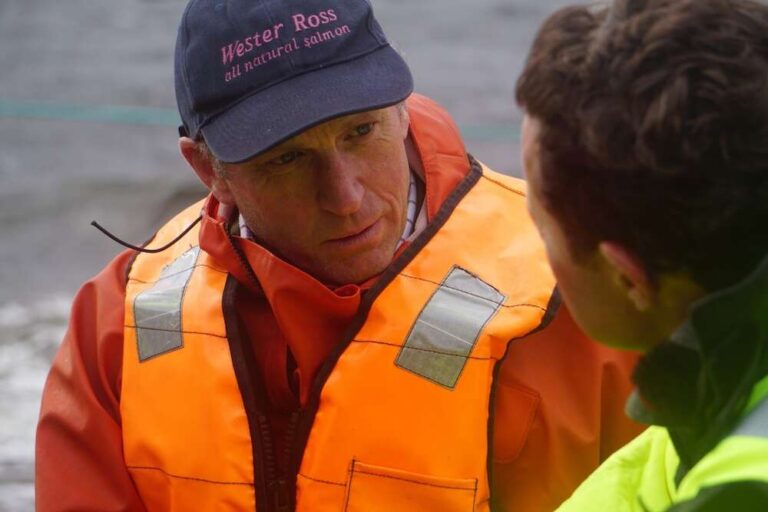 Wester Ross Salmon Managing Director Gilpin Bradley retires