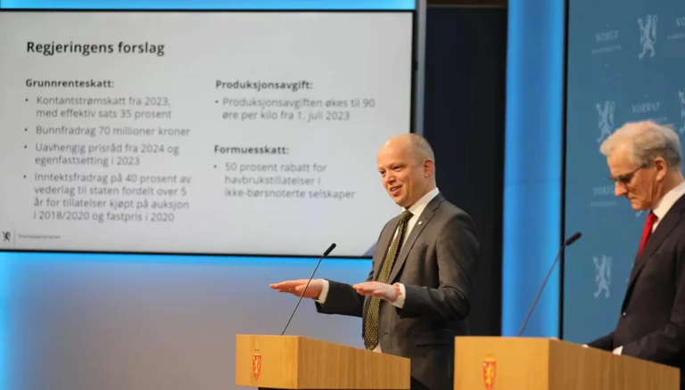 Norwegian government anticipates $460m in revenue from the salmon tax