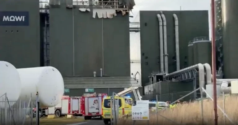 Watch: Major damage reported as explosion rocks Mowi feed factory
