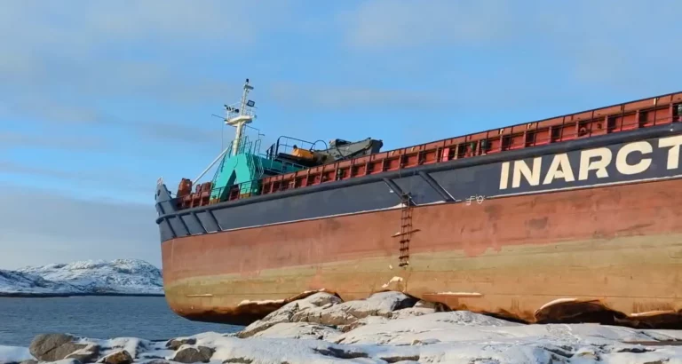 Watch: Ship owned by Russia’s biggest salmon farmer wrecked in October storms