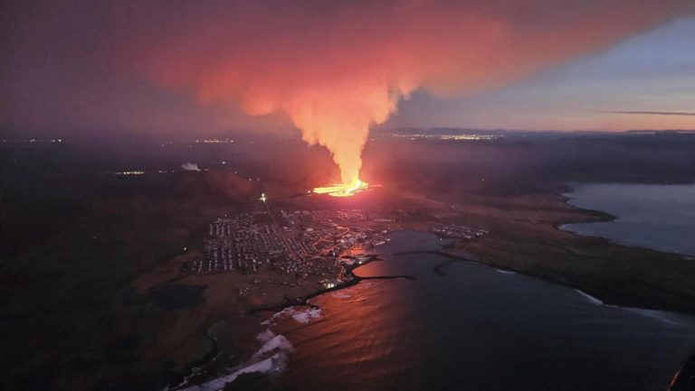 Matorka issues update as lava spills onto the streets of Grindavik