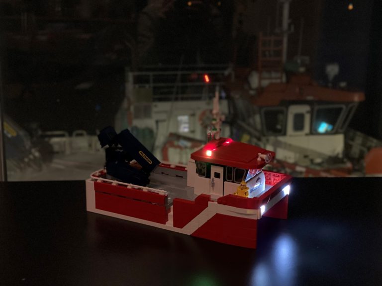 Salmon farmer takes delivery of blockbuster workboat with a Danish twist