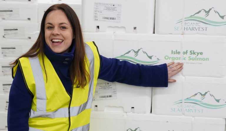 UK salmon exports smash pre-pandemic record to hit £844 million, up 45% in a year
