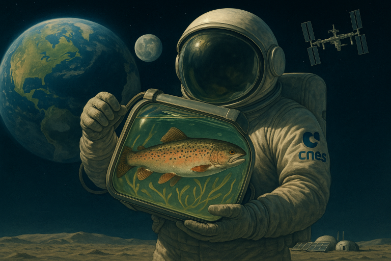 Forget Canada: Scientists lay groundwork to farm fish on the Moon