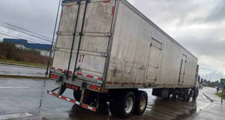 Truck driver escapes after being tied up and dumped by robbers in 22,000kg salmon hijack