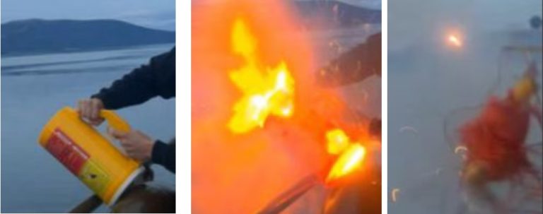 Horror on wellboat as line thrower explodes in crew’s hands sending shrapnel flying