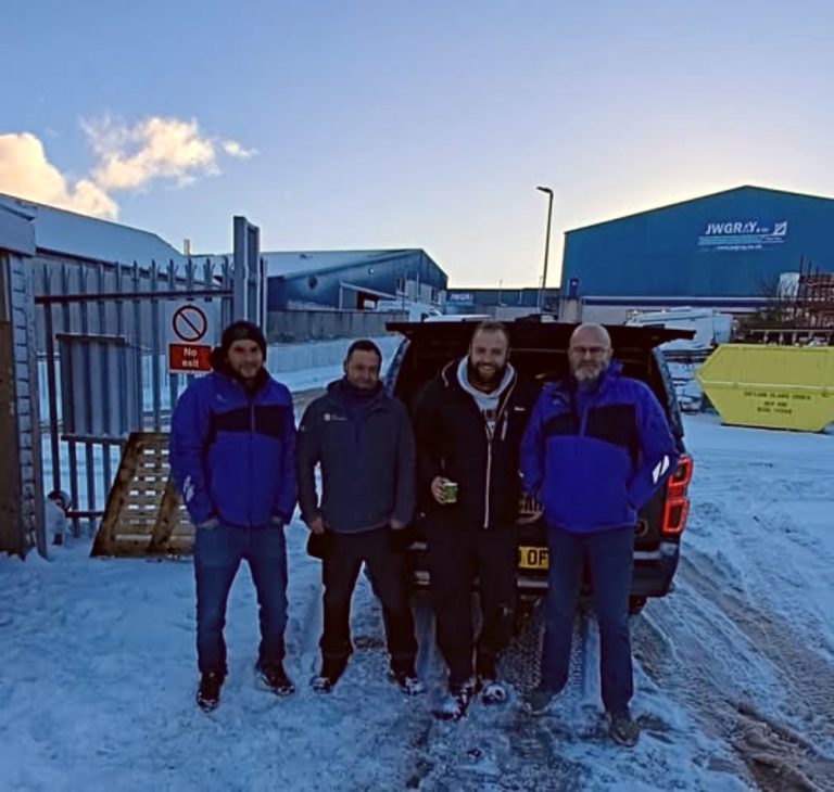 Snowbound visitors saved by Shetland salmon crews