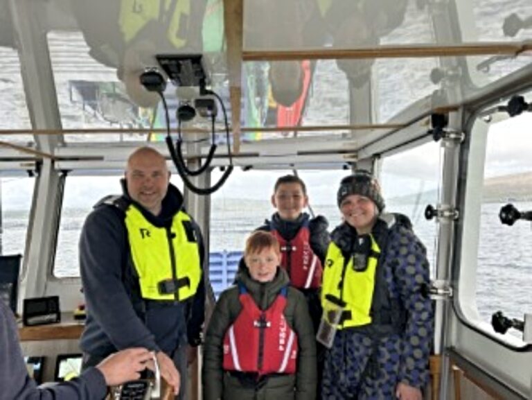 Bakkafrost Scotland: pupils tour new £1.2m workboat at Argyll salmon farm